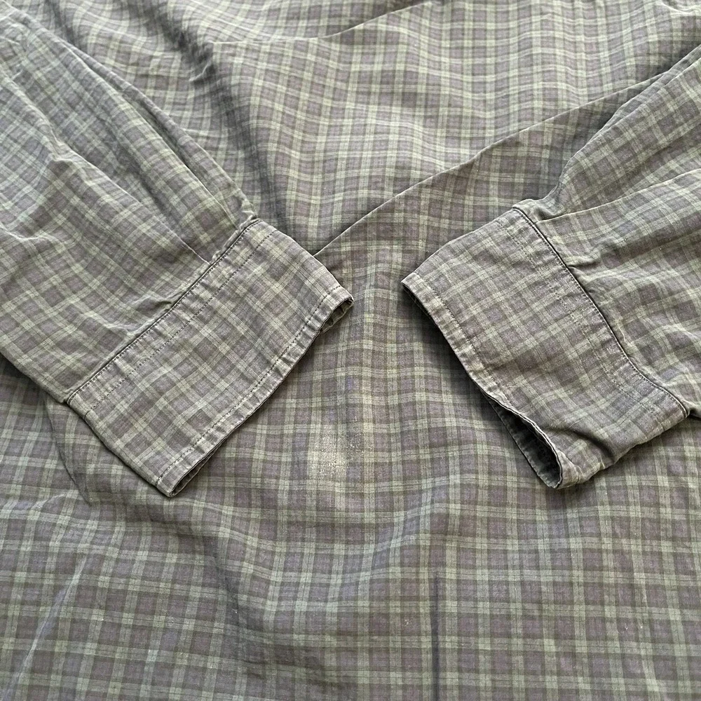 Polo Ralph Lauren Shirt Mens Large Green Plaid Classic Fit Basic Button Down